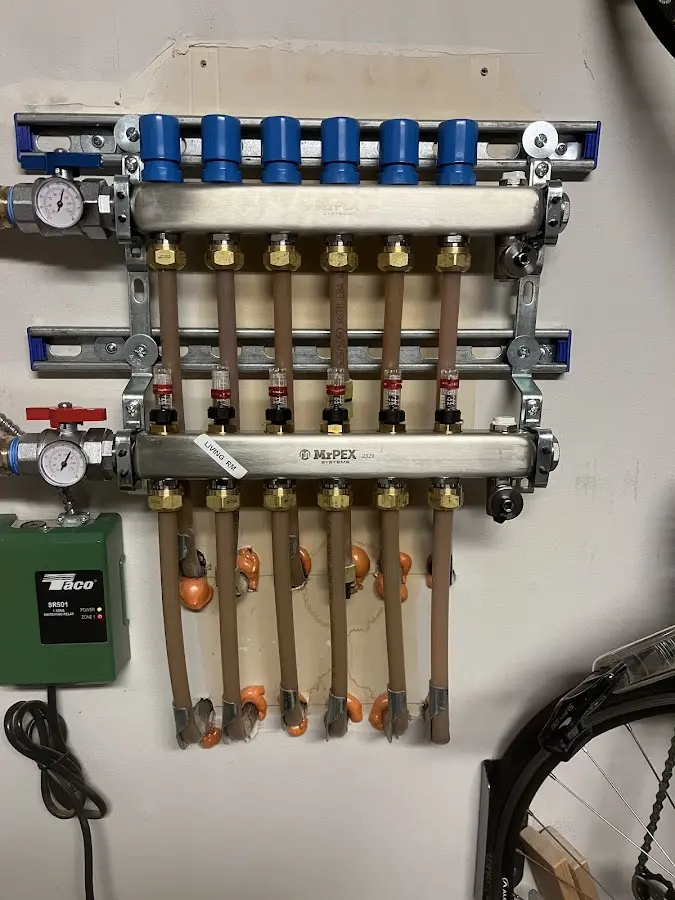 Plumber performing Leak Detection at a residential property in White Deer